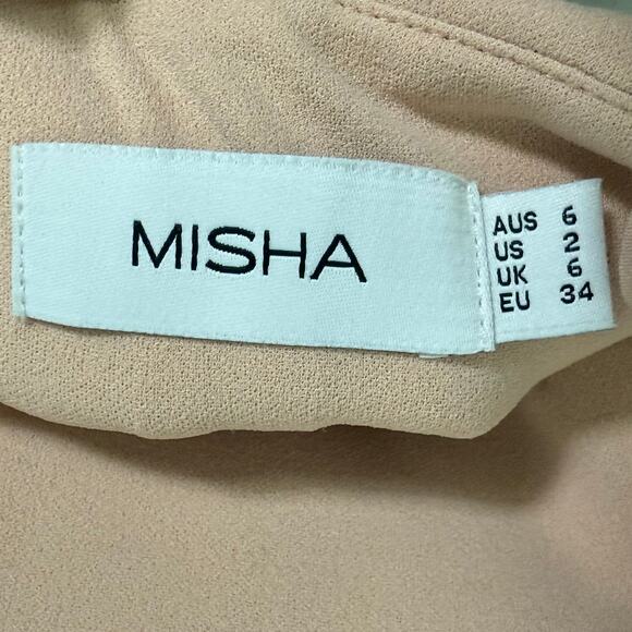 Misha X Revolve Irisa Dress Bodycon Midi Dress Spaghetti Straps Size 2 NWOT - Picture 6 of 8